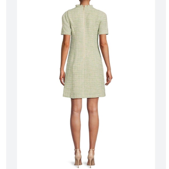 Brand New Nanette Lepore Short Sleeve Tweed Shift Dress - Picture 2 of 16